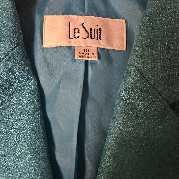 Le suit jade metallic 3 button blazer nwt - Picture 4 of 11